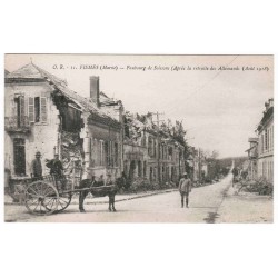 51170 - FISME - FAUBOURG DE SOISSONS APRES LA RETRAITE DES ALLEMANDS (AOÛT 1918)