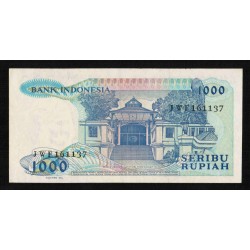 INDONESIE - PICK 124 a - 1 000 RUPIAH - 1987