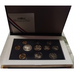 FRANCE - COFFRET FRANCS BELLE EPREUVE 1999 - 11 Pièces