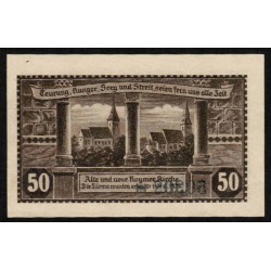 DEUTSCHLAND - NOTGELD - HOIM i/Anhalt - Stad F. - 50 PFENNIG - 17/05/1921 - HOYMER KIRCHEN