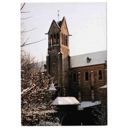 51170 - FISMES - ARCIS-LE-PONSART - ABBAYE NOTRE DAME D'IGNY - CLOCHER SOUS LA NEIGE