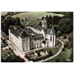 Komitat 51170 - ARCIS-LE-PONSART - ABTEI NOTRE DAME D'IGNY - LUFTAUFNAHME - DAS KLOSTER UND DER FRIEDHOF