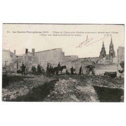 51460 - L'ÉPINE - LA GUERRE 1914 - VILLAGE ENTIEREMENT DÉTRUIT SAUF L'ÉGLISE