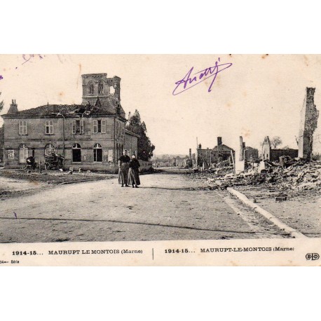 51340 - MAURUPT LE MONTOIS - GUERRE 1914-15