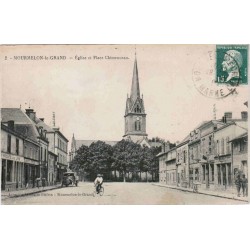 51400 - MOURMELON-LE-GRAND - ÉGLISE ET PLACE CLÉMENCEAU