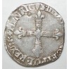 1574 - 1589 - HENRI III - UN QUART D'ECU - 1585 - DATE NON CERTIFIEE