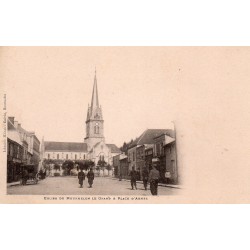 County 51400 - MOURMELON-LE-GRAND - THE PLACE D'ARMES AND THE CHURCH