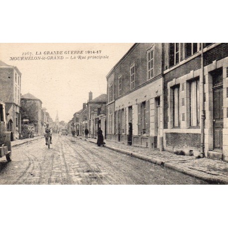 County 51400 - MOURMELON-LE-GRAND - THE GREAT WAR 1914-17 - THE MAIN STREET