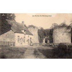 77560 - LOUAN-VILLEGRUIS-FONTAINE - LES RUINES DU CHÂTEAU MONTAIGUILLON