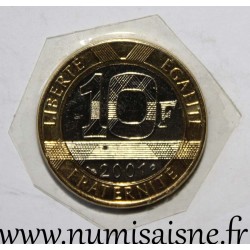 FRANCE - KM 964 - 10 FRANCS 2001 - TYPE GENIUS OF THE BASTILLE