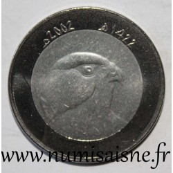 ALGERIEN - KM 124 - 10 DINARS 2002 - WANDERFALKE