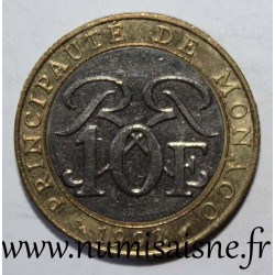 MONACO - KM 163 - 10 FRANCS 1992 - GRIMALDI SIEGEL