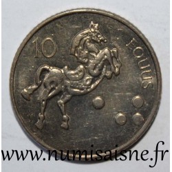 SLOVENIE - KM 41 - 10 TOLARJEV 2004 - CHEVAL