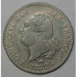 FRANCE - KM 606 - 30 SOLS 1792 A - Paris - TYPE FRANÇOIS