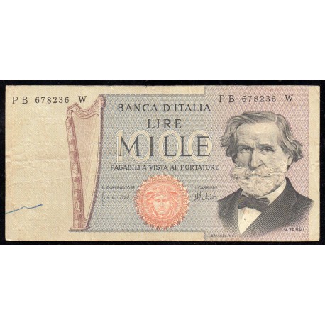 ITALY - PICK 101 c - 1 000 LIRE - 15/02/1973