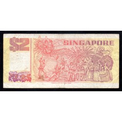 SINGAPOUR - PICK 27 - 2 DOLLARS - 1990