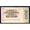 ALLEMAGNE - NOTGELD - DÜSSELDORF Stadt - 500 MILLIONEN MARK - 20/09/1923 - 01/04/1924 - SERIE II