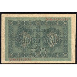 GERMANY - PICK 49 b - 50 MARK - 05/08/1914