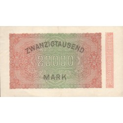 GERMANY - PICK 85 e - 20 000 MARK - 20/02/1923