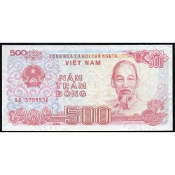 VIETNAM - PICK 101 a - 500 DONG 1988