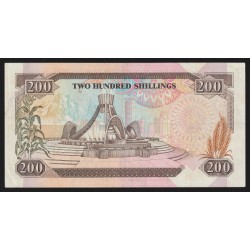 KENIA - PICK 29 b - 200 SHILLINGS - 01/07/1990