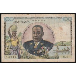 ÄQUATORIALAFRIKANISCHE STAATEN UND KAMERUN - PICK 1f - 100 FRANCS (1961/62)