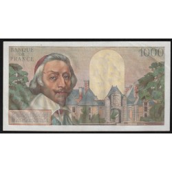 FRANCE - PICK 134 - 1000 FRANCS RICHELIEU - 07/04/1955