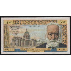 FAY 56/17 - 5 NOUVEAUX FRANCS VICTOR HUGO - 04/02/1965