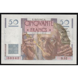 FAY 20/7 - 50 FRANCS LE VERRIER - 20/03/1947 - PICK 127