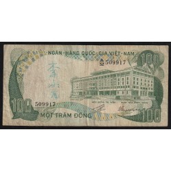 Südvietnam - PICK 31 a - 100 DÔNG - UNDATIERT (1972) - OCHSE