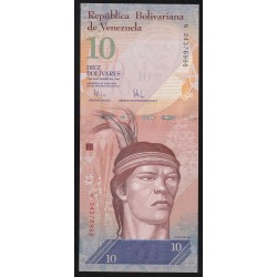 VENEZUELA - PICK 90 b - 10 BOLIVARES - 03/09/2009 - HARPIE