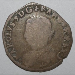 FRANCE - Dup 1064 - CHARLES IX - 1/2 TESTON 1562 L Bayonne - WITH 2 K CROWNED