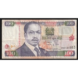 KENYA - PICK 37 e - 100 SHILLINGS - 01/07/2000