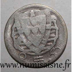 PORTUGAL - KM 580 - 2.5 ESCUDOS 1942 - Karavelle