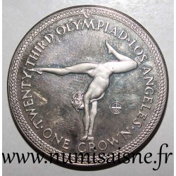 ILE DE MAN - KM 120a - 1 CROWN 1999 - Jeux Olympique de Los Angeles - Gymnastique