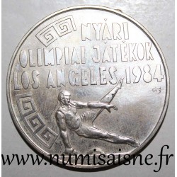 HONGRIE - KM 642 - 500 FORINT 1984 - Jeux olympiques Los Angeles- Gymnastique