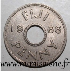 FIDJI - 1 PENNY 1966 - ELISABETH II - TRES TRES BEAU