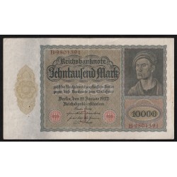 ALLEMAGNE - PICK 70 - 10 000 MARK - 19/01/1922