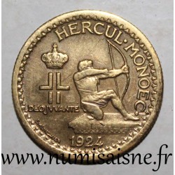 MONACO - KM 110 - 50 CENTIMES 1924 - LOUIS II