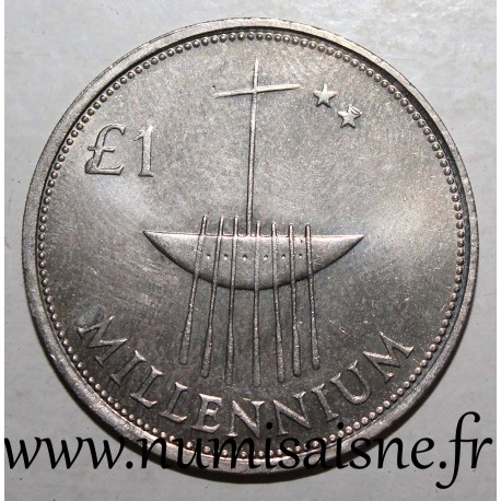 IRLANDE - KM 31 - 1 POUND 2000 - MILLENIUM