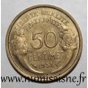 FRANCE - KM 894 - 50 CENTIMES 1933 - TYPE MORLON - 9 open