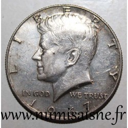 UNITED STATES - KM 202a - 1/2 DOLLAR 1967 - KENNEDY