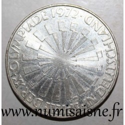 GERMANY - KM 134 - 10 MARK 1972 D - Munich - Munich Olympic Games