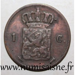 PAYS BAS - KM 100 - 1 CENT 1863 - Utrecht - Wilhelm III