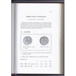 Répertoire de la Numismatique Française contemporaine - 1793 à nos jours - Edition 1976