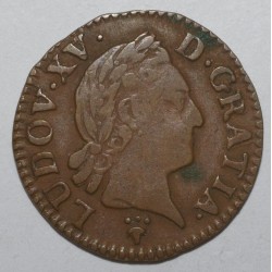 FRANCE - Gad 272 - LOUIS XV - LIARD WITH OLD HEAD - 1773 S - REIMS