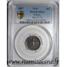 GADOURY 81.P3 - 50 CENTIMES 1897 - Essai - Piedfort - Flan mat - PCGS SP62 - Maz-2133a