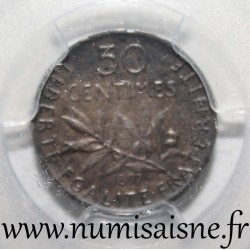 FRANKREICH - Gadoury 81.P3 - 50 CENTIMES 1897 - Probemünze - Piedfort - Matt Münzrohling - PCGS SP62 - Maz-2133a