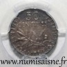 FRANCE - Gadoury 81.P3 - 50 CENTIMES 1897 - Essay - Piedfort - Matt Flan - PCGS SP62 - Maz-2133a