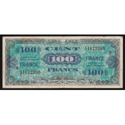 FRANKREICH - PICK 105s - 100 FRANCS VERSO FRANCE - 1945 - SERIE 8